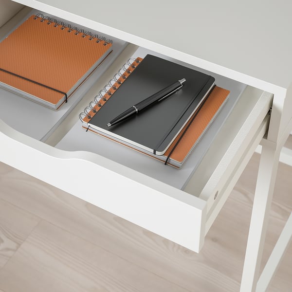 ALEX desk, white, 132x58 cm