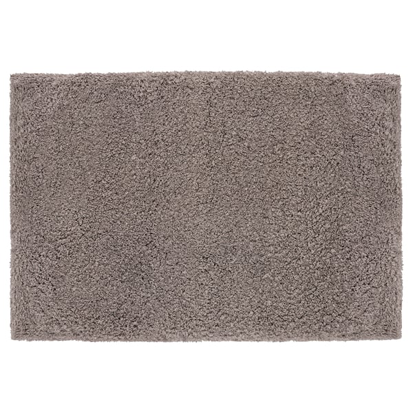 ALMTJÄRN bath mat, beige, 60x90 cm