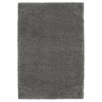 ALMTJÄRN bath mat, dark grey, 60x90 cm