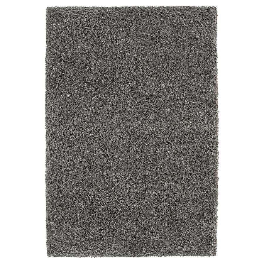 ALMTJÄRN bath mat, dark grey, 90x60 cm
