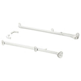 ALTARLIDEN pull-out rail for baskets, white, 62 cm, 2 pack