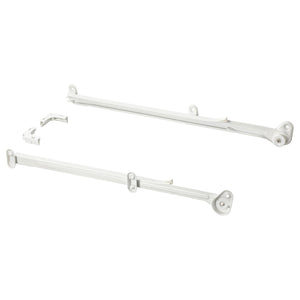 ALTARLIDEN pull-out rail for baskets, white, 62 cm, 2 pack