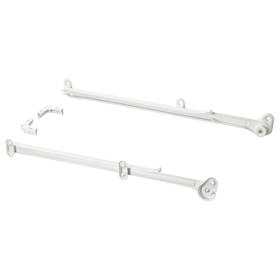 ALTARLIDEN pull-out rail for baskets, white, 62 cm, 2 pack
