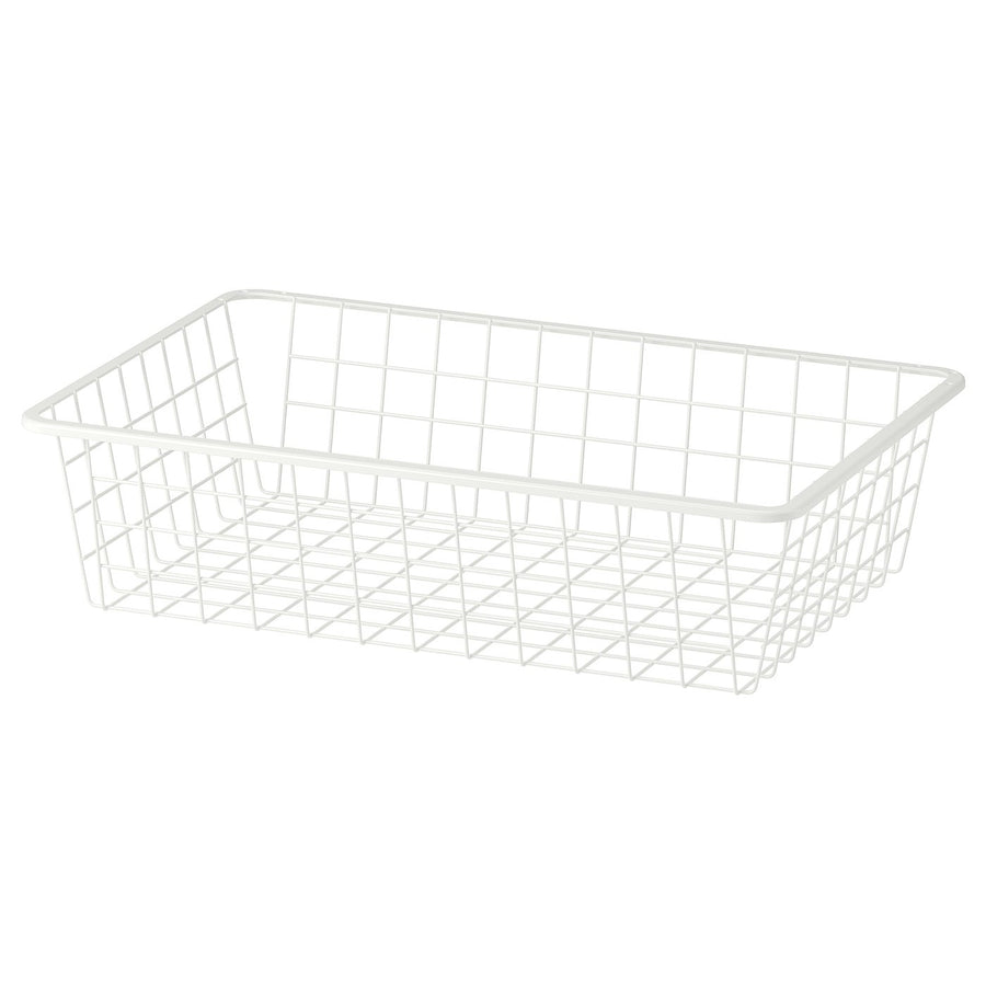 ALTARLIDEN wire basket, white, 60x42 cm