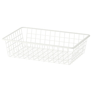 ALTARLIDEN wire basket, white, 60x42 cm