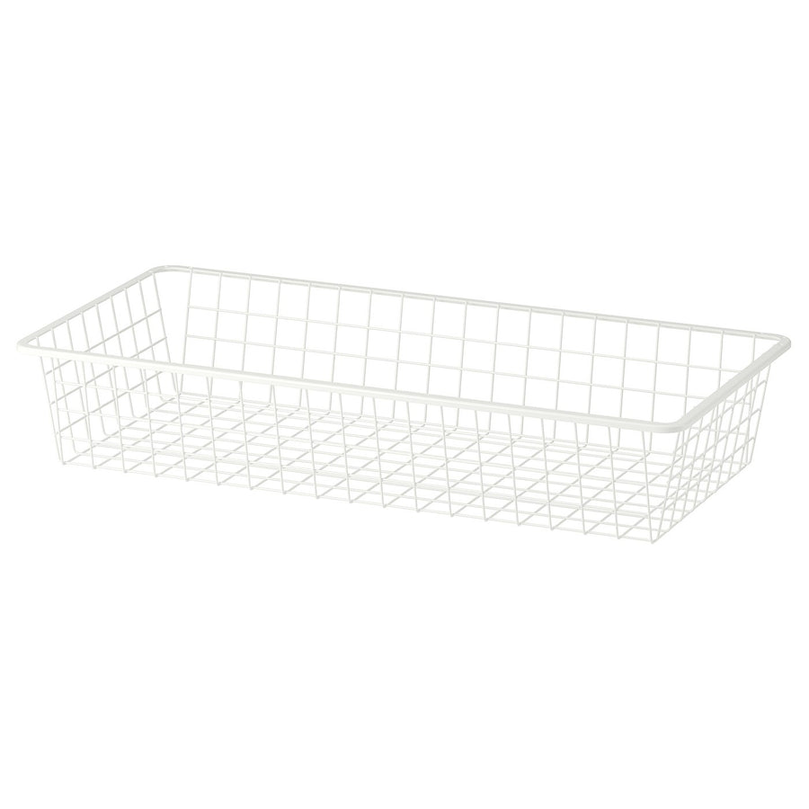 ALTARLIDEN wire basket, white, 80 cm