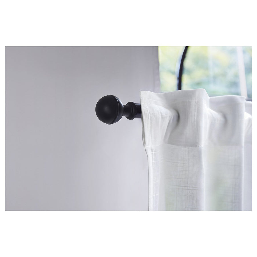 ALVARSTÅNDS finials, 1 pair, black, 5.4 cm