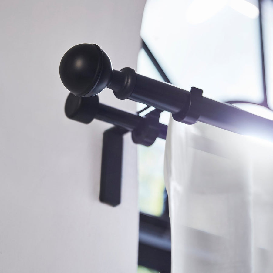 ALVARSTÅNDS finials, 1 pair, black, 5.4 cm