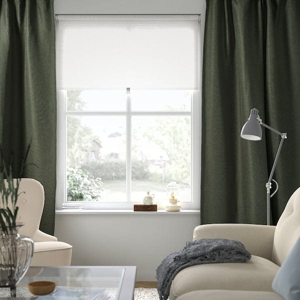 Ikea ANNAKAJSA - Semi-transparent awning, 2 sheets, dark green,145x300 cm