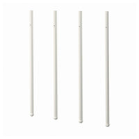ANTILOP highchair leg, white, 2.5 cm, 4 pack