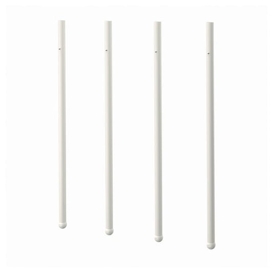 ANTILOP highchair leg, white, 2.5 cm, 4 pack
