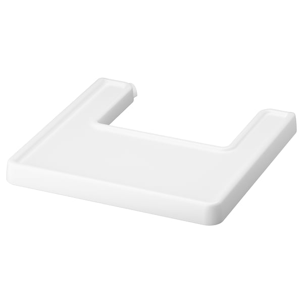 ANTILOP highchair tray, white, 42x42 cm