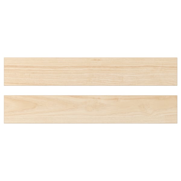 ASKERSUND drawer front, light ash effect, 60x10 cm, 2 pack