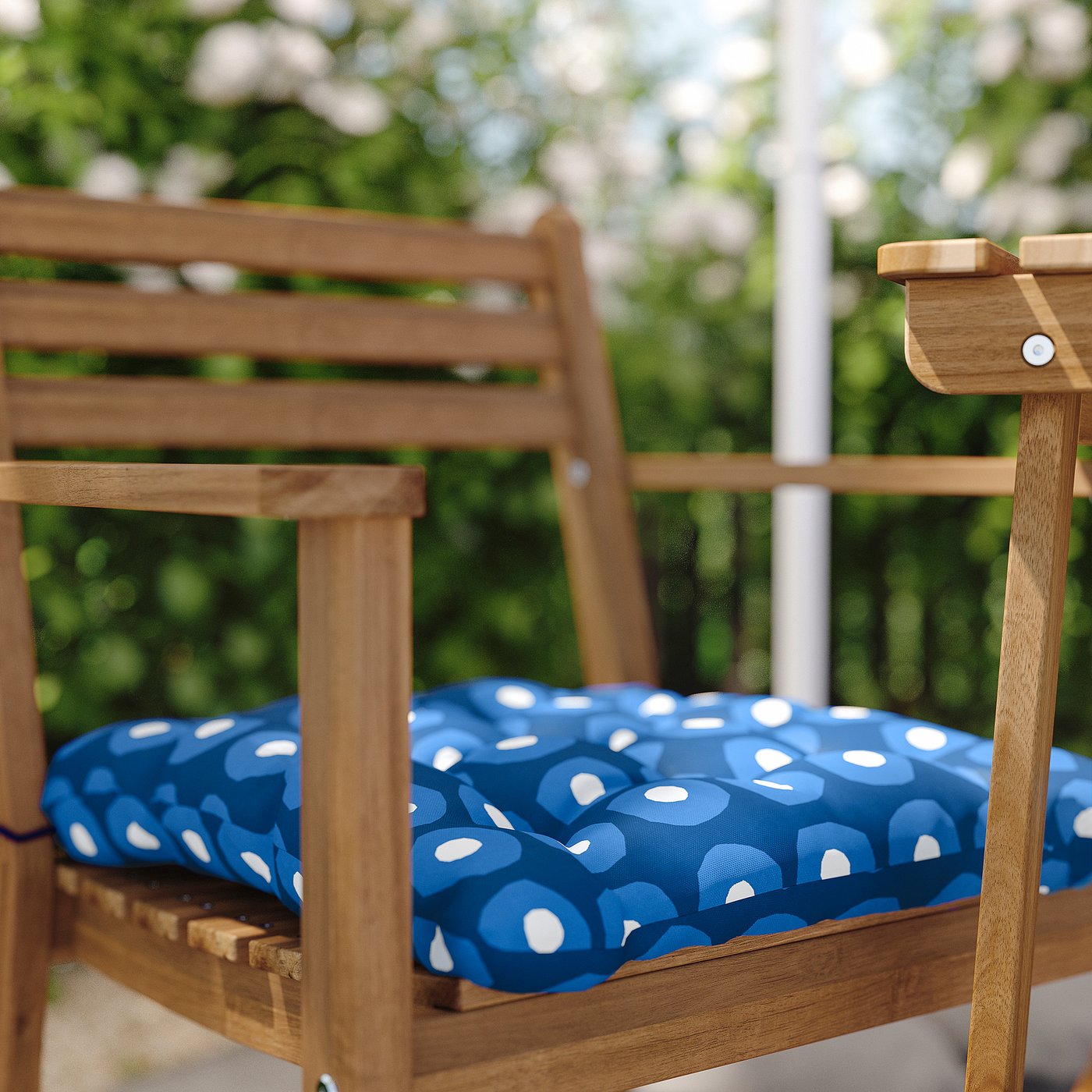 ASKHOLMEN table+4 chairs w armrests, outdoor