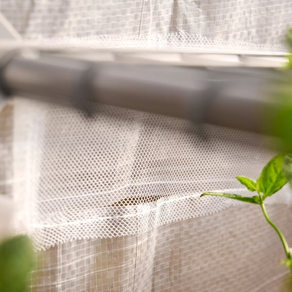 ASPAREN greenhouse, transparent white, 95x32x162 cm