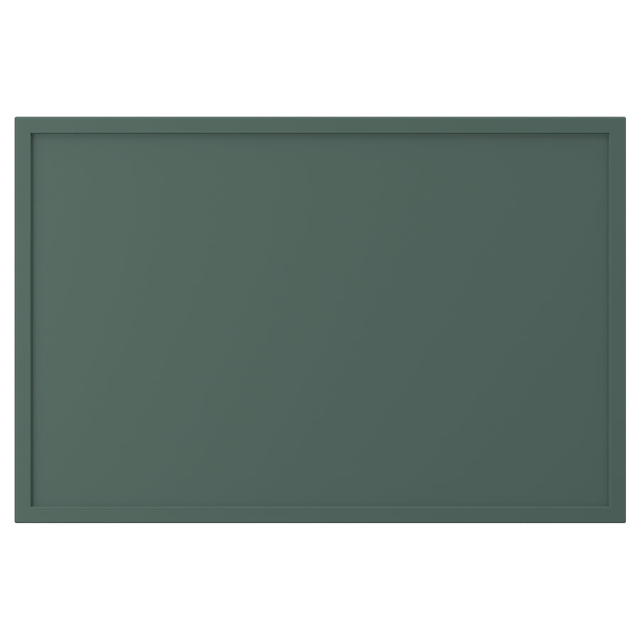 ASPUDDEN door, dark grey-green, 60x40 cm