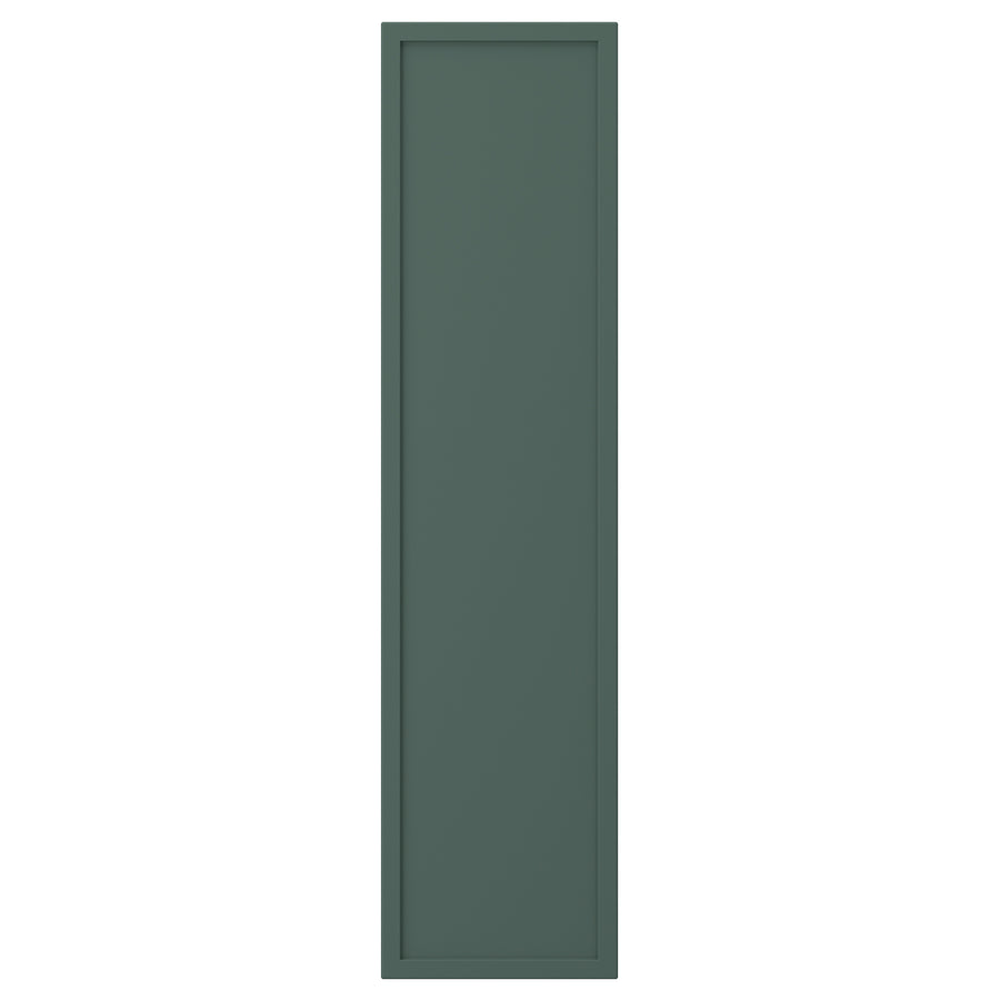 ASPUDDEN door, dark grey-green, 20x80 cm