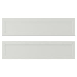 ASPUDDEN drawer front, light grey, 40x10 cm, 2 pack