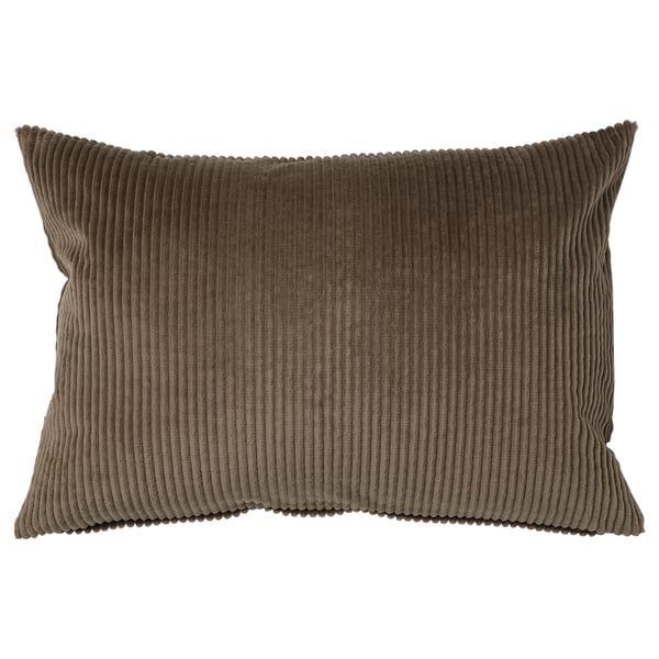 ÅSVEIG cushion cover, grey-brown, 40x58 cm