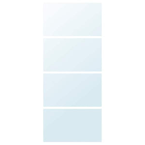 Ikea AULI - 4 panels for sliding door frame, mirror glass, 100x236 cm