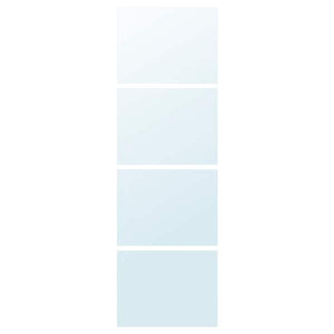 Ikea AULI - 4 panels for sliding door frame, mirror glass, 75x236 cm