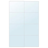 AULI pair of sliding doors, mirror glass, 150x236 cm