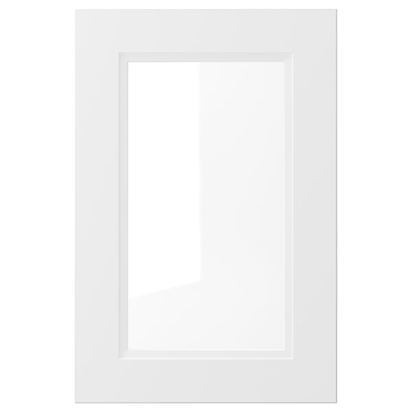 AXSTAD glass door, matt white, 40x60 cm