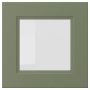 Ikea AXSTAD - Glass door, gray-green,40x40 cm
