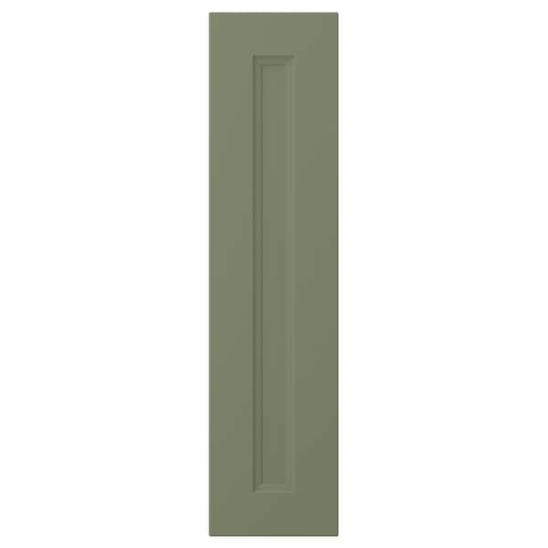AXSTAD door, grey-green, 20x80 cm