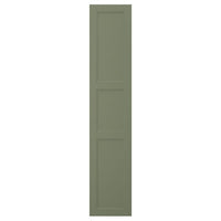 AXSTAD door, grey-green, 40x200 cm