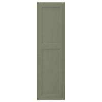 AXSTAD door, grey-green, 40x140 cm