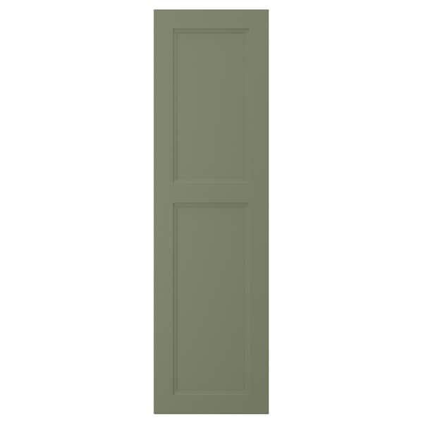 AXSTAD door, grey-green, 40x140 cm