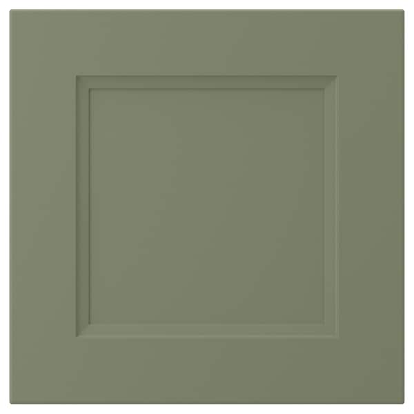 AXSTAD drawer front, grey-green, 40x40 cm