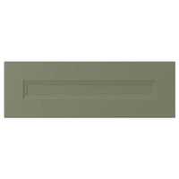 AXSTAD drawer front, grey-green, 60x20 cm