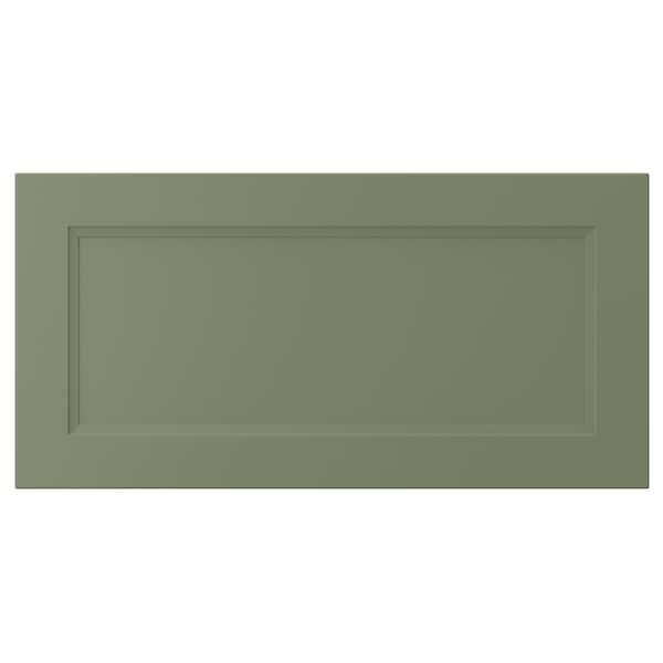 AXSTAD drawer front, grey-green, 80x40 cm