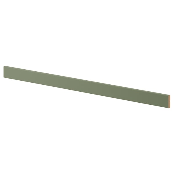 AXSTAD rounded deco strip/moulding, grey-green, 221 cm