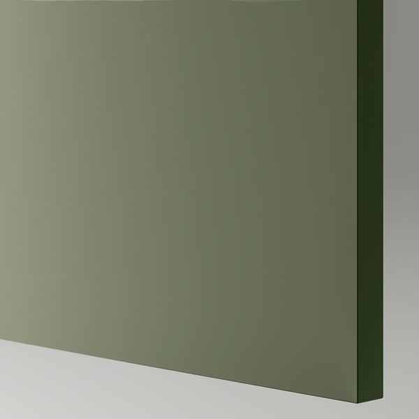 AXSTAD cover panel, grey-green, 39x106 cm