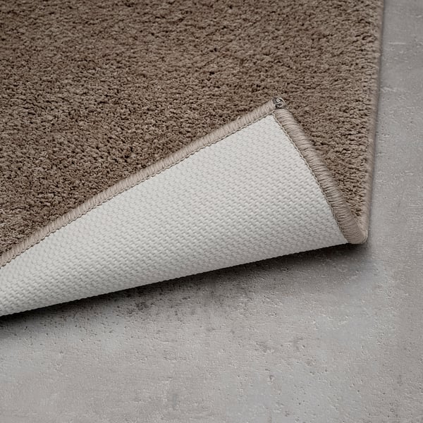BACKMÅRA bath mat, beige, 50x80 cm
