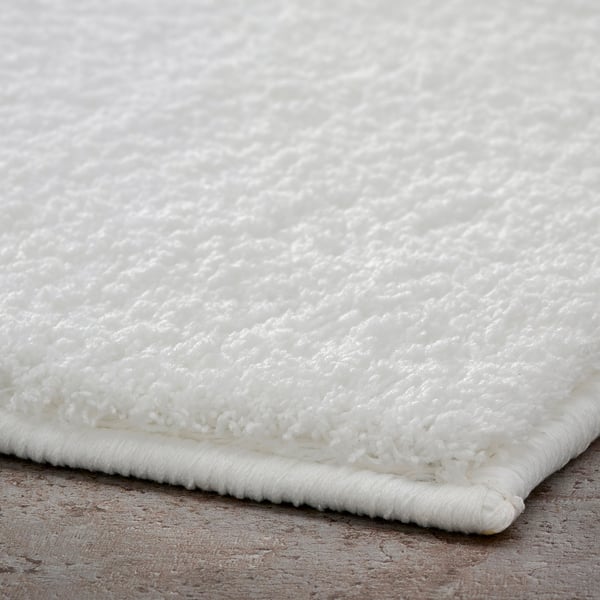 BACKMÅRA bath mat, white, 50x80 cm