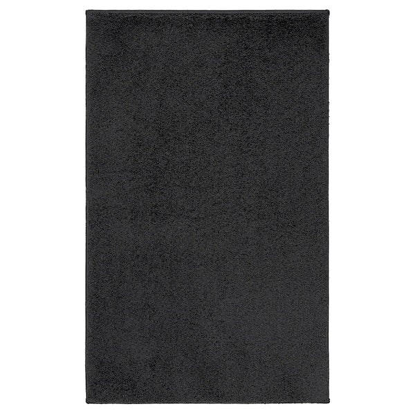 BACKMÅRA bath mat, black, 50x80 cm