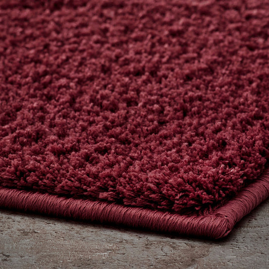BACKMÅRA bath mat, deep red, 50x80 cm