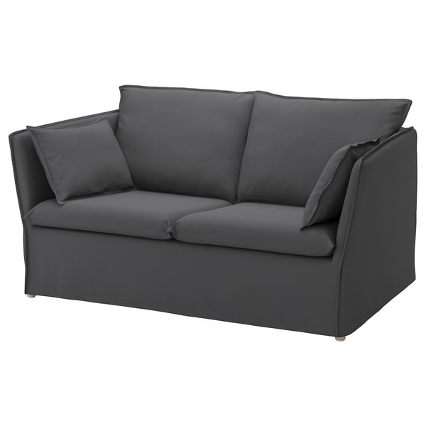 BACKSÄLEN cover for 2-seat sofa, Hallarp grey