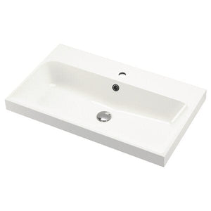Ikea BACKSJÖN - Washbasin, white, 80x48 cm