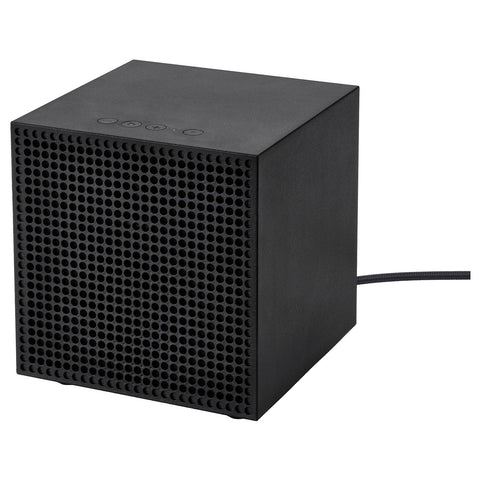 BADKRUKA Bluetooth speaker, black, 16x17.5x16 cm