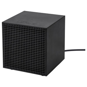 BADKRUKA Bluetooth speaker, black, 16x17.5x16 cm