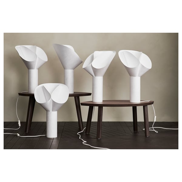 BÄCKNATE table lamp, white, 50 cm
