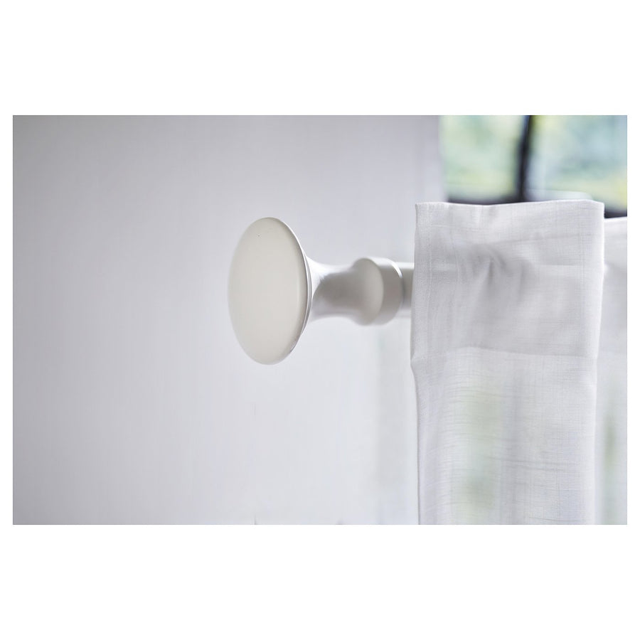 BÄCKRADULA finials, 1 pair, white, 6.6 cm