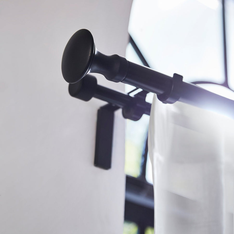 BÄCKRADULA finials, 1 pair, black, 6.6 cm