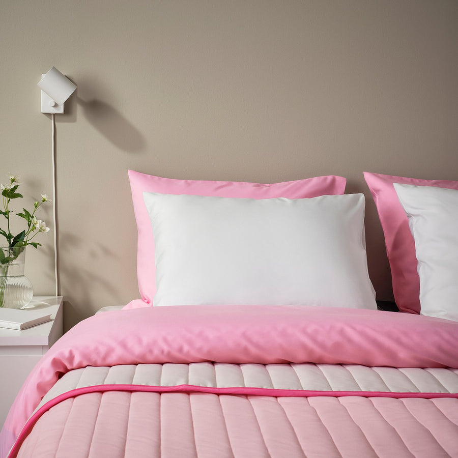 BÄRGLIM pillowcase, white, 50x80 cm