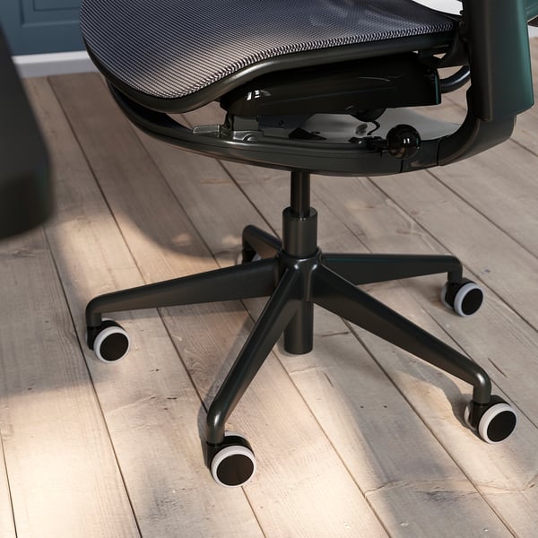 BÄSTBOLL gaming chair, black/Mjuk black, 50x120x69 cm